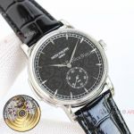 TW Factory Patek Philippe Complications Black Vine Scroll Guilloche Face Swiss Cal.R 27 PS Movement Watch 40mm